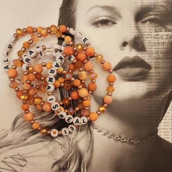 Taylor Swift Karma Lost Album Handmade Friendship Bracelets Set Of 6 - Picture 1 of 13